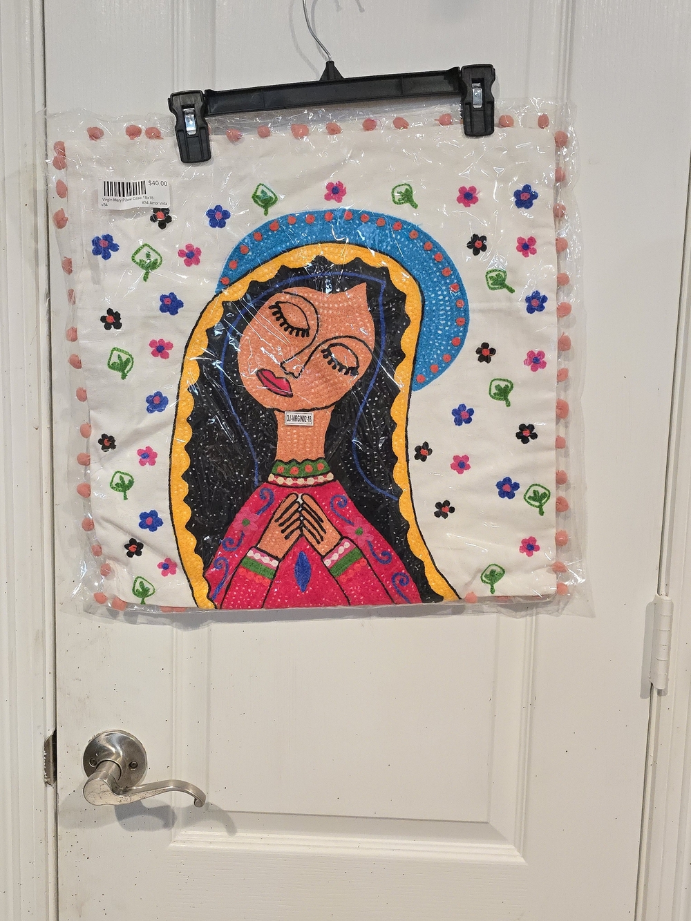 Gymboree Pink, Black & Blue Folk Art Prayer Tapestry